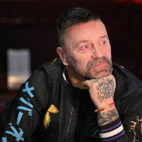 Tomáš Řepka během tiskové konference k filmu Hříšník, kde ukázal svou citlivější stránku.