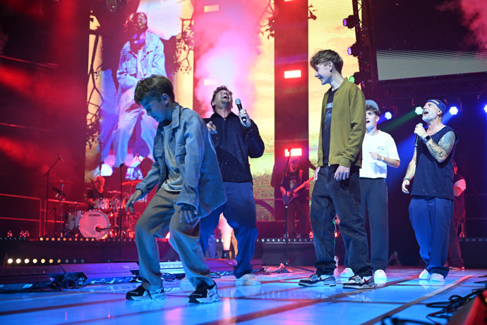 Lunetic během koncertu. 