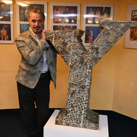 Martin Dejdar křtil knihu v divadle Ypsilon.