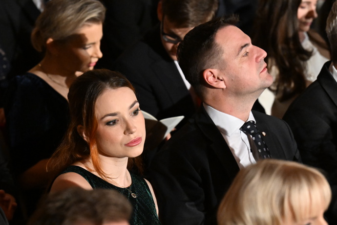 Petr Macinka se ženou.