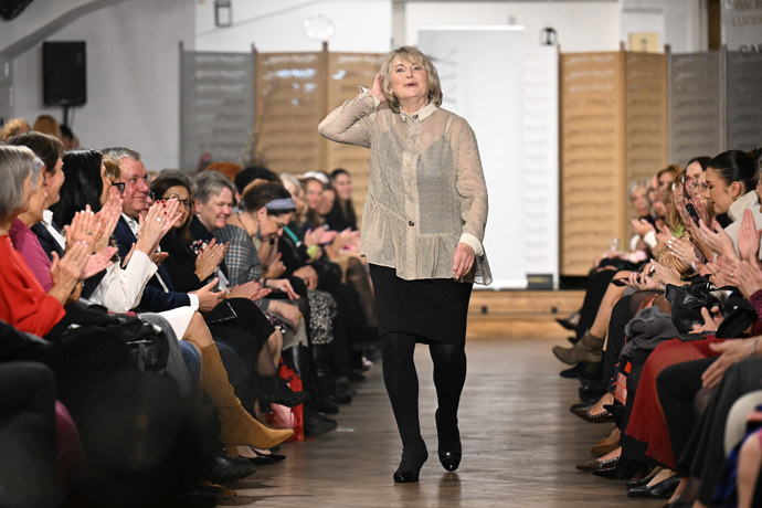 Eliška Balzerová jako modelka.