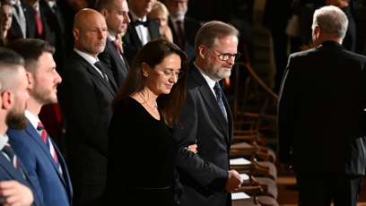 FOTO: Petr Fiala se svou ženou.