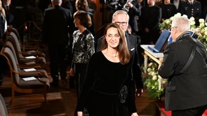 FOTO: Jana Fialová zvolila černé šaty.