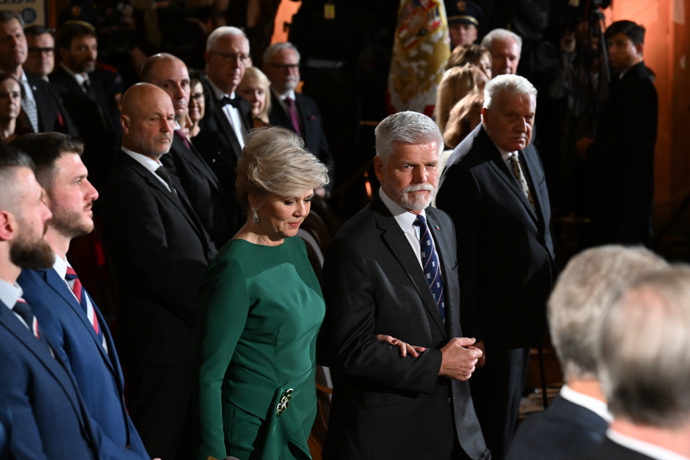 Petr Pavel s manželkou. 