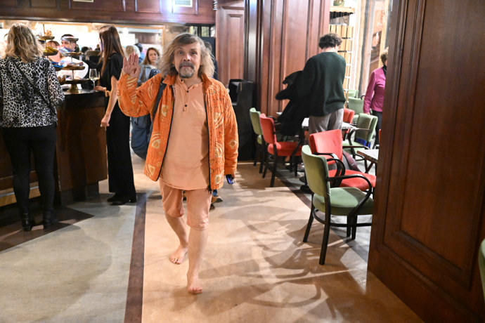 Petr Vachler na premiéře Něco za něco.