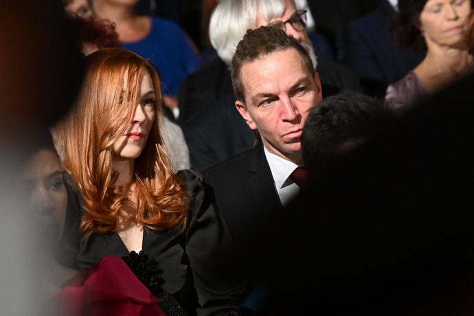 Ivan Bartoš se ženou.