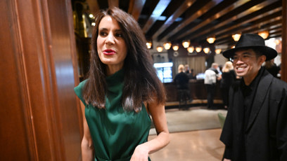 FOTO: Monika Timková na premiéře.