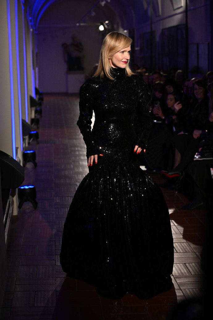 Aňa Geislerová byla ozdobou večera.