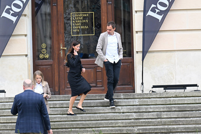 Filip Sajler a jeho žena. 