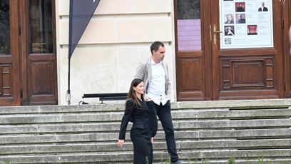 FOTO: Filip Sajler s Gábinou.