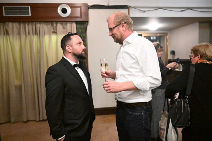 Martin Pechlát se dobře bavil. 