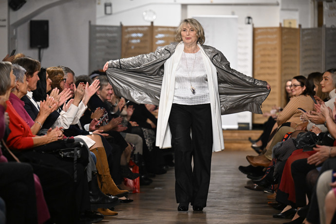 Eliška Balzerová jako modelka.