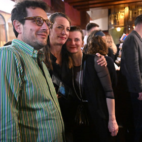 Anna Polívková přišla s manželem Giuseppem Melem.