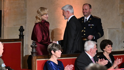 FOTO: Herečka Aňa Geislerová dostala vyznamenání.