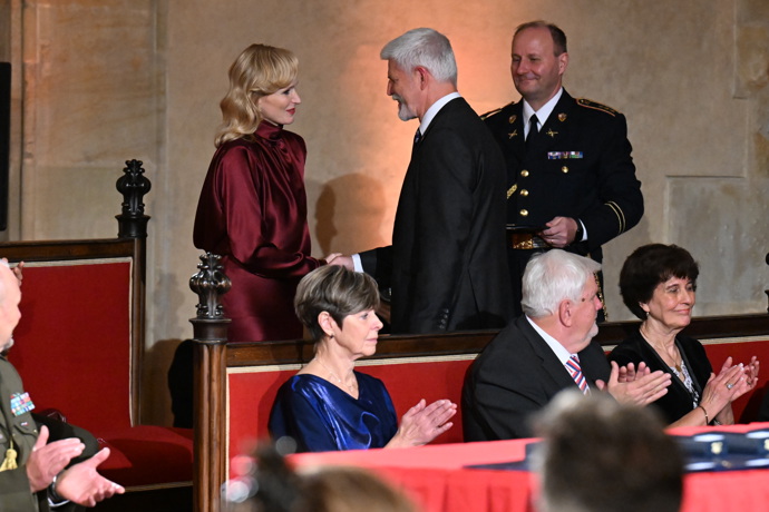 Herečka Aňa Geislerová dostala vyznamenání.