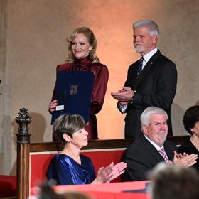 Herečka Aňa Geislerová měla velkou radost.