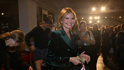 FOTO: Hana Heřmánková po módní přehlídce.