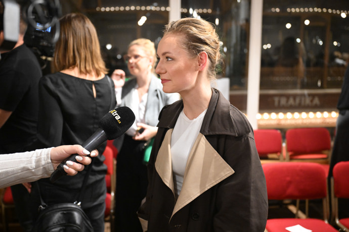 Anna Jiřina Daňhelová při rozhovoru pro eXtra.cz. 