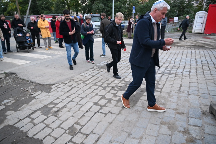 Demonstrace se zúčastnil i Miloslav Mejzlík.