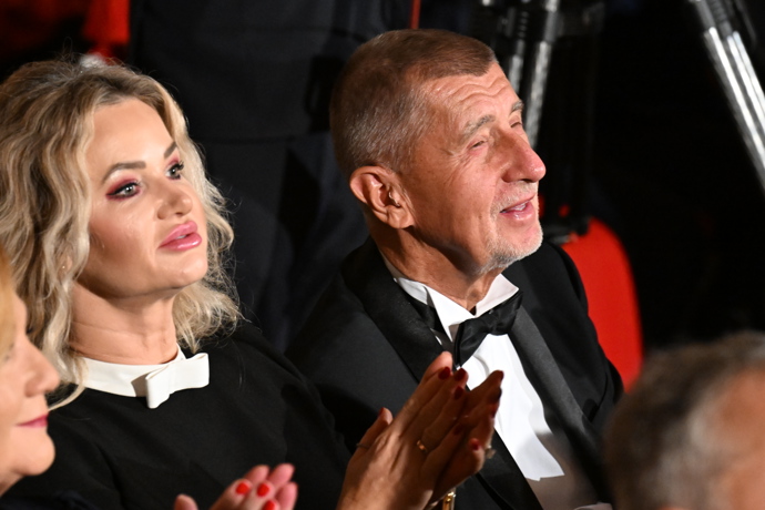 Andrej Babiš působil velmi uvolněně vedle své ženy Moniky Babišové.