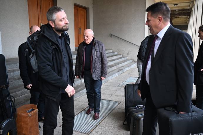 Pohřeb Jana Šatry.