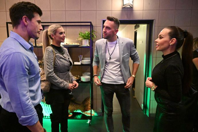 Jan a Denise na premiéře. 