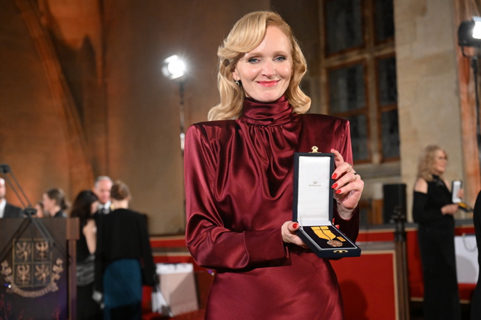 Herečka Aňa Geislerová dostala vyznamenání.