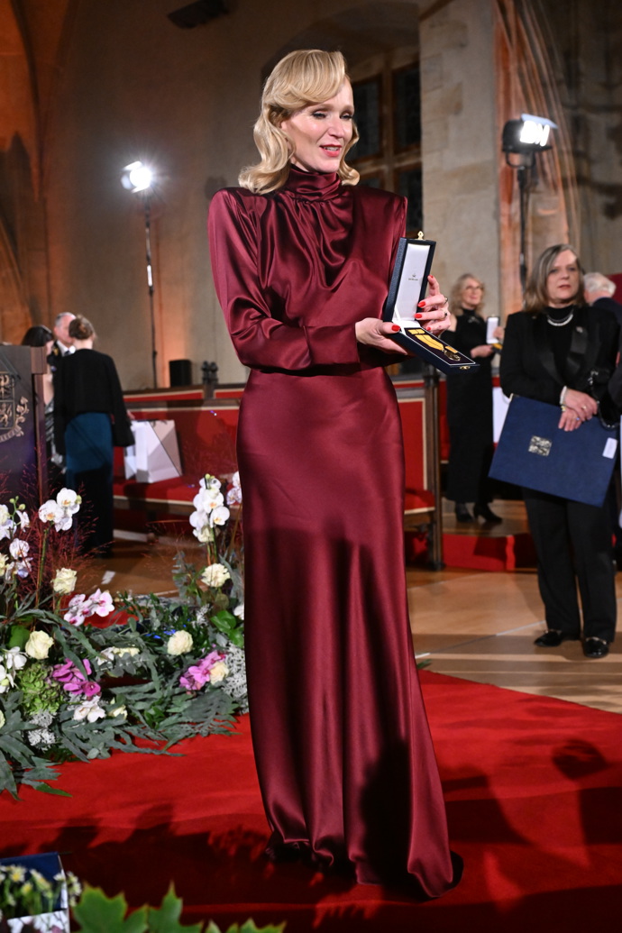 Herečka Aňa Geislerová dostala vyznamenání.