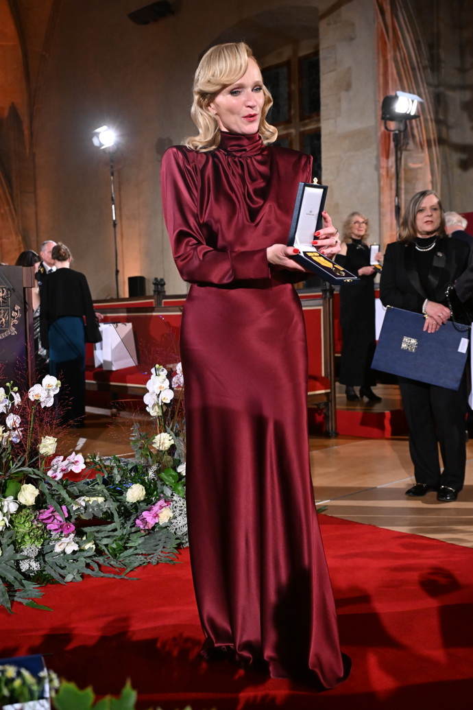 Herečka Aňa Geislerová dostala vyznamenání.