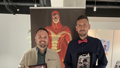 FOTO: Scenárista Petr Macek a výtvarník Petr Kopl.