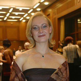Herečka Zuzana Slavíková. 