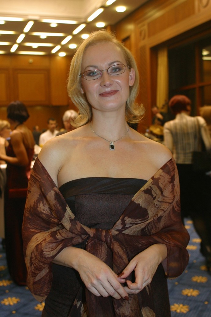 Herečka Zuzana Slavíková. 