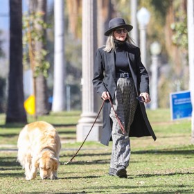 Diane Keaton milovala zvířata. 