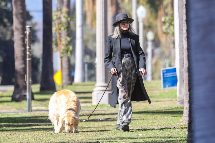 Diane Keaton milovala zvířata. 