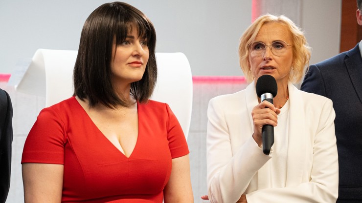 Jana Maláčová s Kateřinou Konečnou.