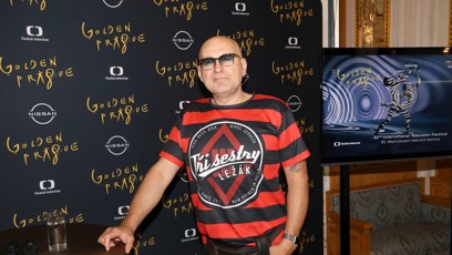 FOTO: Fanánek na tiskové konferenci ke Zlaté praze