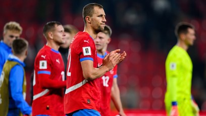 FOTO: Ani Tomáš Souček nepodal proti Faerským ostrovům nejlepší výkon.