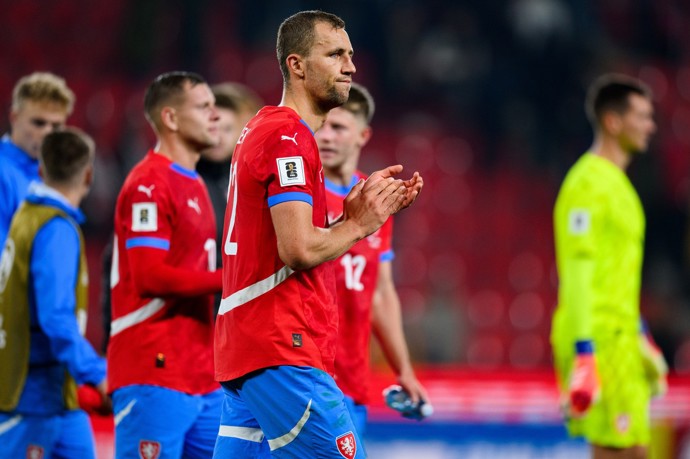 Ani Tomáš Souček nepodal proti Faerským ostrovům nejlepší výkon.