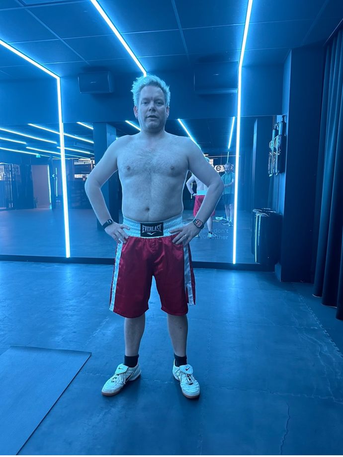 Matěj Ruppert měl předtím bříško. 