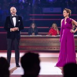 Tereza Kostková diváky StarDance Tour oslnila v tmavě fialových šatech a také vtipnými přestřelkami s Markem Ebenem.