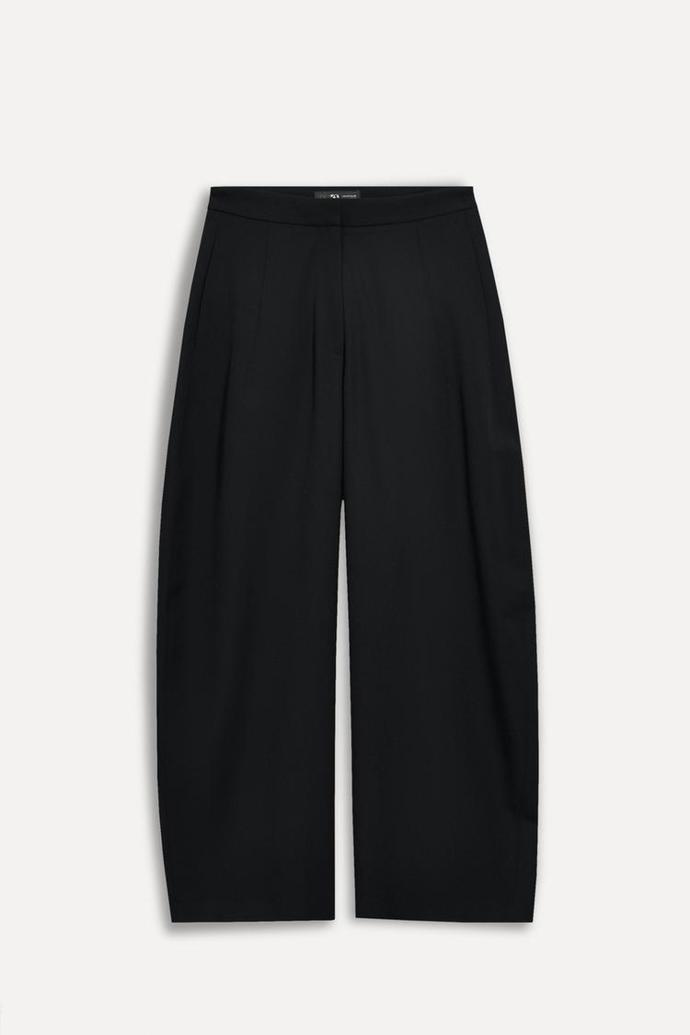 Široké kalhoty ze 100% vlny, Zara, 2299 Kč