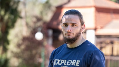 FOTO: Zápasník Tomáš Mudroch.