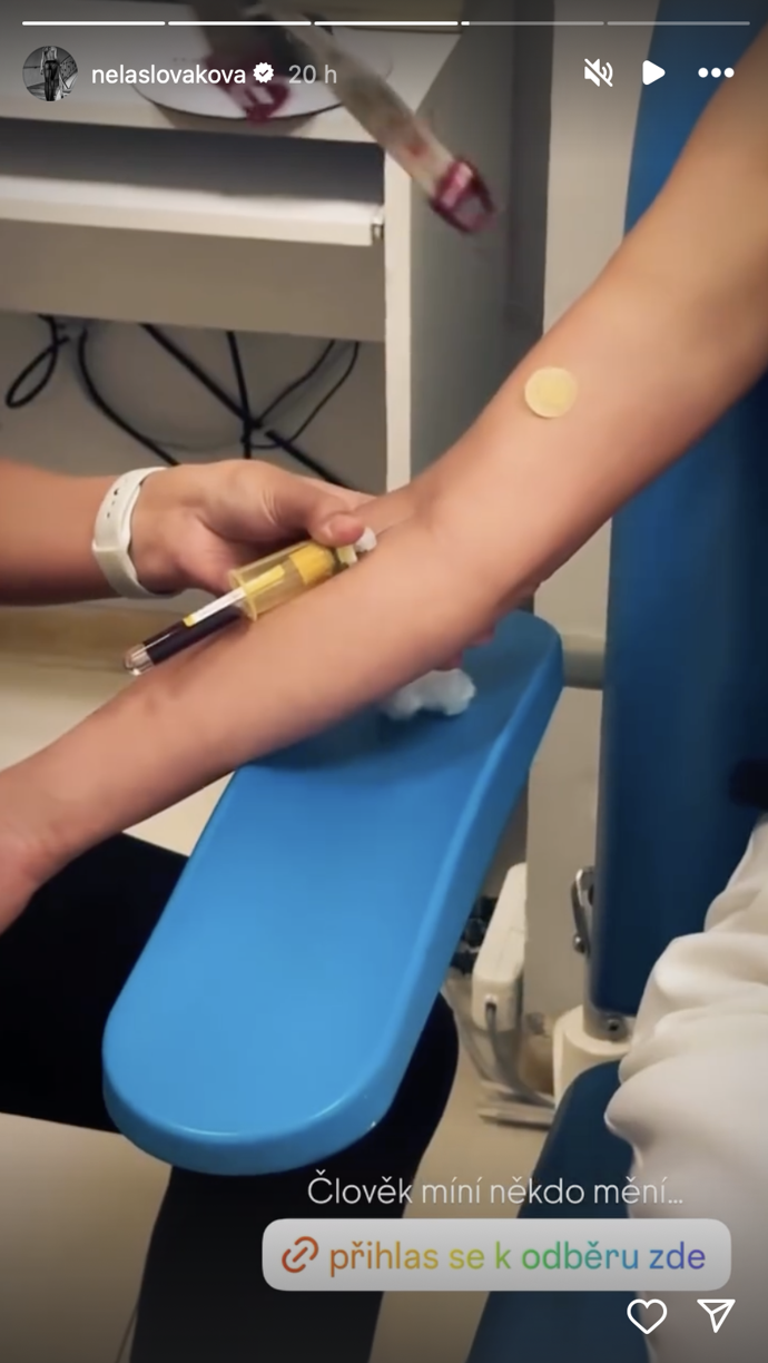 Nela Slováková zveřejnila tajuplné video z nemocnice.