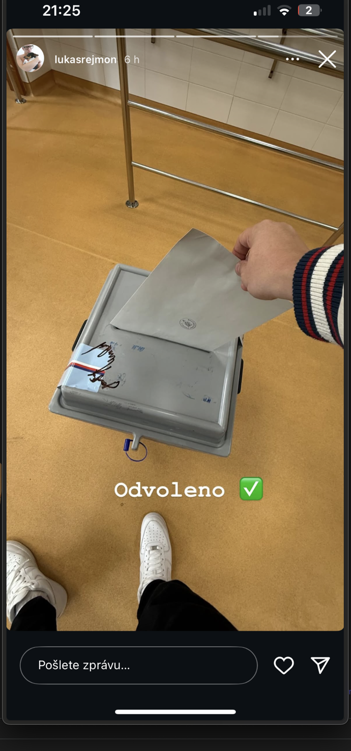 Lukáš Rejmon odvolil