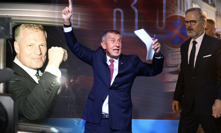 Top momenty voleb: Úprk skleslého Fialy, pařící Babiš v euforii i Turkova triumfální jízda
