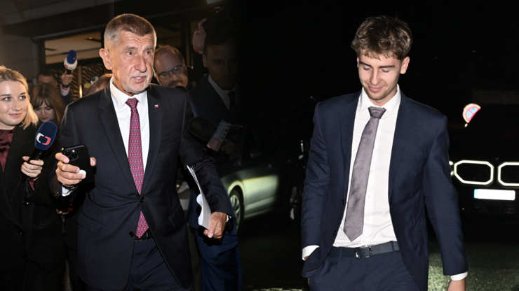 Andrej Babiš měl ve štábu svého syna Frederika.