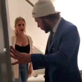 Pastrňák se svou ženou Rebeccou.