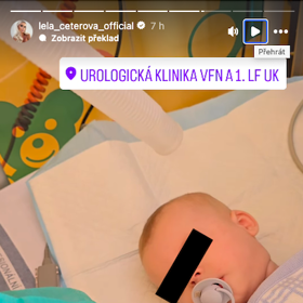 Syn Karlose Vémoly a Lely Ceterové má za sebou náročnou operaci.