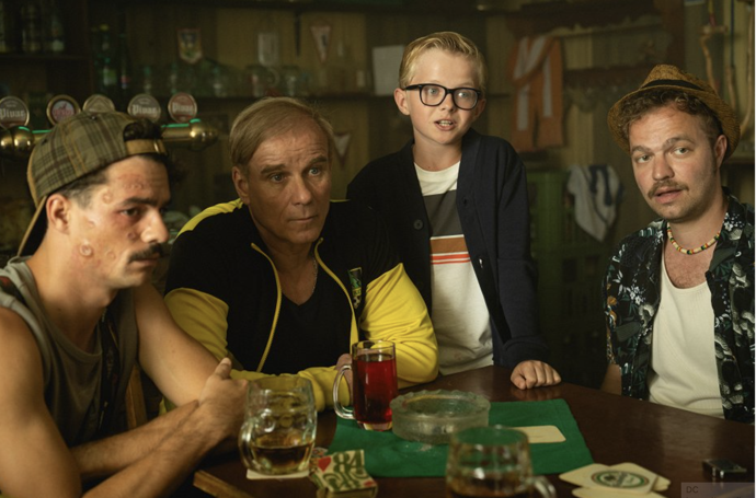 Filip Březina, Lukáš Vaculík, Jakub Jenčík a Tomáš Havlínek ve filmu Vyšehrad Dvje.