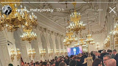 FOTO: Vašek Matějovský dorazil se svou drahou polovičkou.